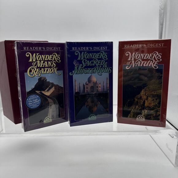 Readers Digest Scenic Wonders of America Box Set On VHS, 2001, 3-Tape Set NEW - Picture 8 of 12